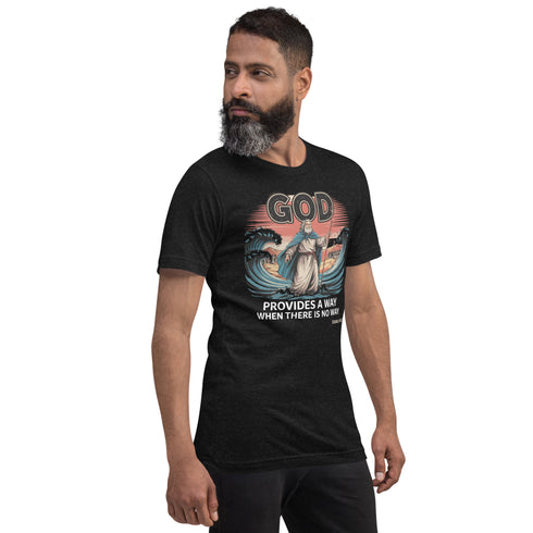 God Provides a Way Christian Bible Verse T-Shirt